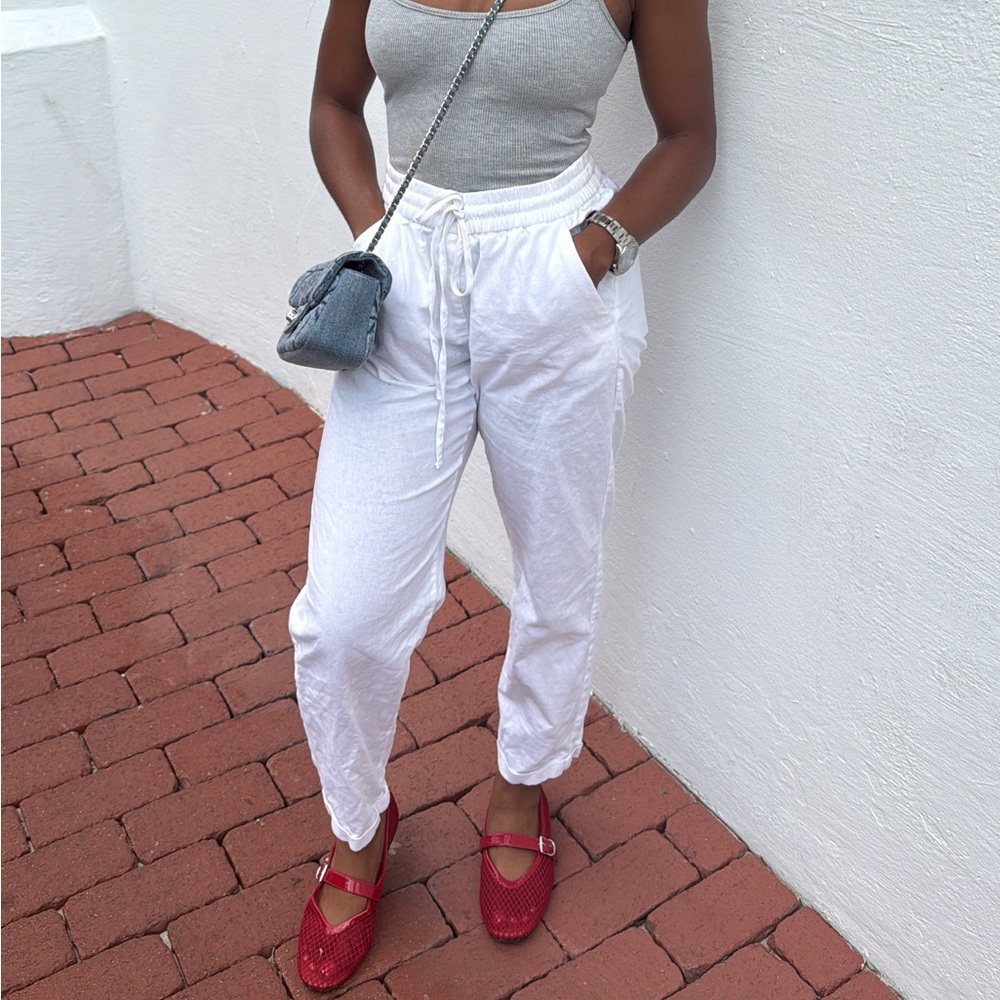 Women’s White JCrew Pants